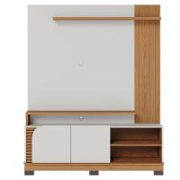 Home Theater 2 Portas Para Tv's Até 65 Jurerê Off White Matte Freijó - 3