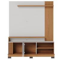 Home Theater 2 Portas Para Tv's Até 65 Jurerê Off White Matte Freijó - 8