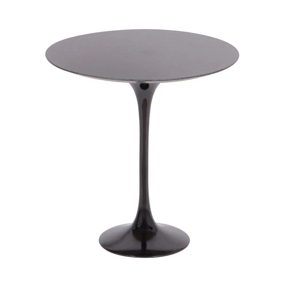 Mesa Saarinen Lateral São Gabriel 42cm - Base Preta - 1