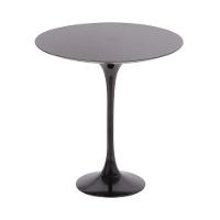 Mesa Saarinen Lateral São Gabriel 42cm - Base Preta - 1