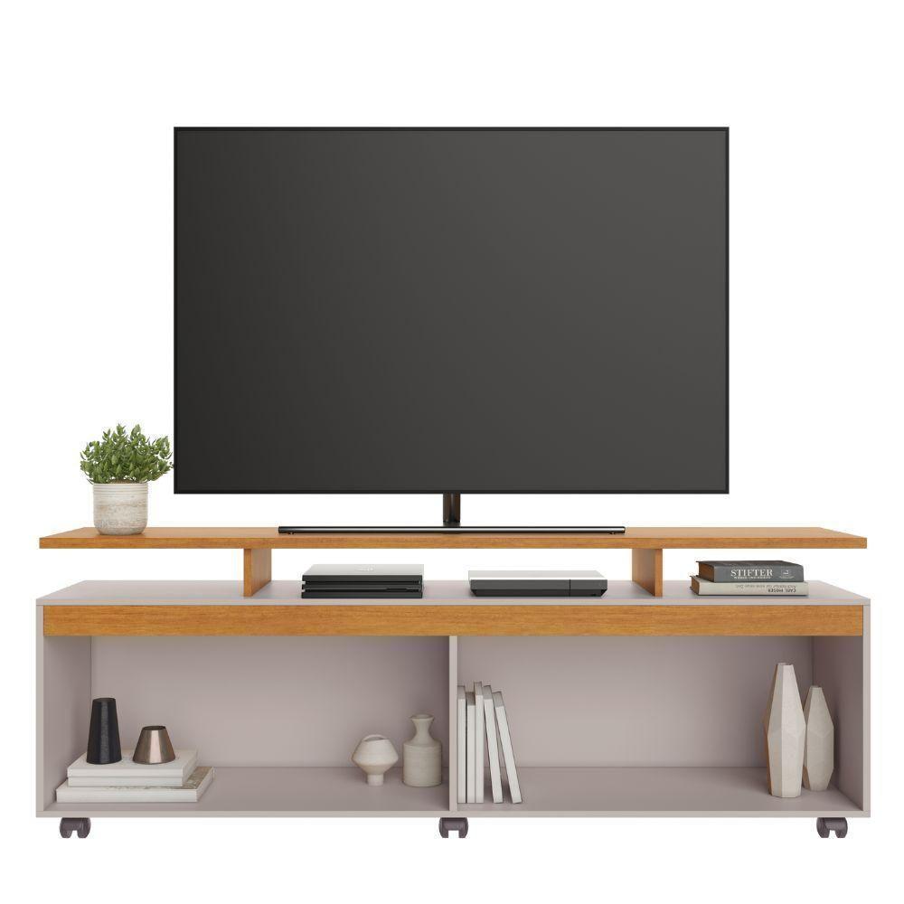 Rack Elogio Para Tv Até 65 Polegadas Jcm Movelaria Off White Cinamomo - 3