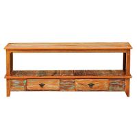 Rack Aparador Santana 1,5m Em Madeira Maciça Com Pátina - 2