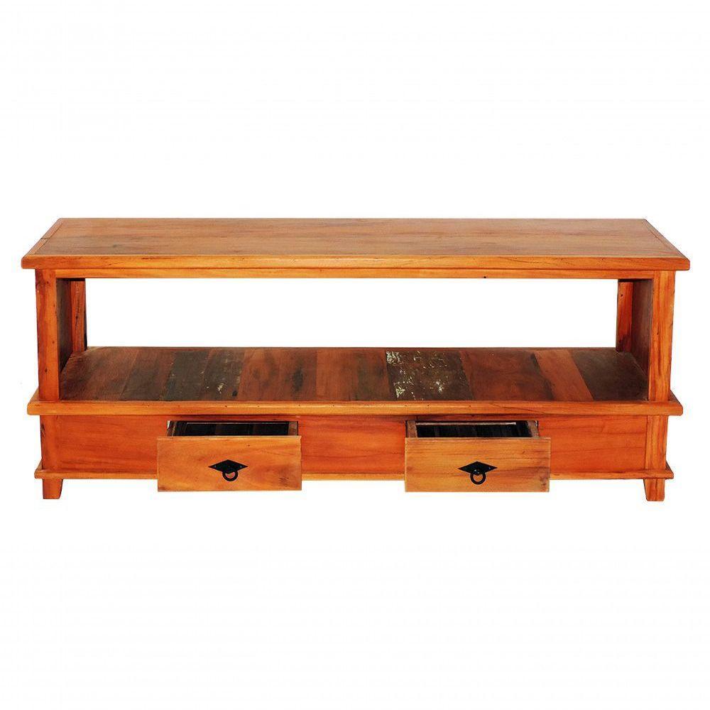 Rack Aparador Lorena 1,5m Madeira Maciça Natural - 1