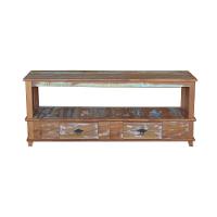 Rack Aparador Lorena 1,5m Em Madeira Maciça Com Pátina - 3