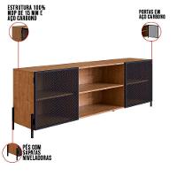 Rack New Vermont E Preto 180 Cm - D'rossi - 2