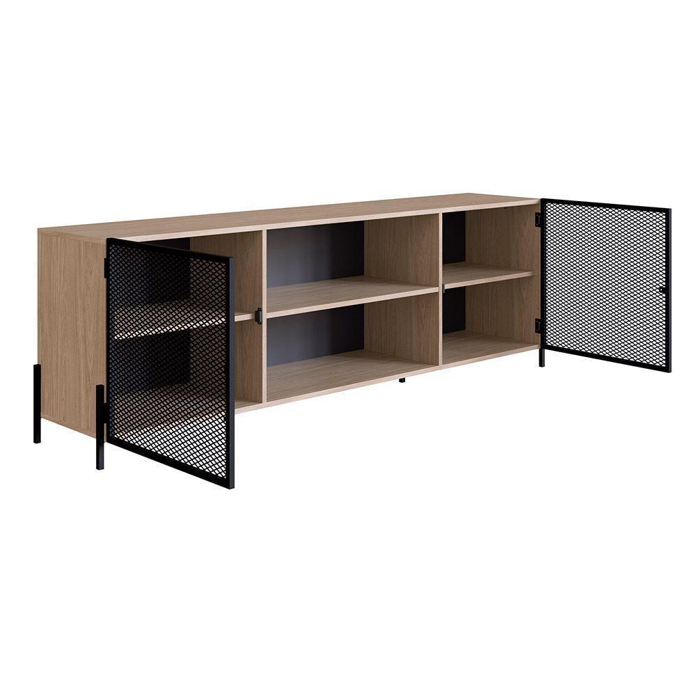 Rack New Hanover E Preto 180 Cm - D'rossi - 7