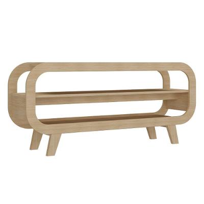 Rack Retrô Para Tvs De 60' Anahy Naturale