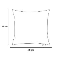 Kit 2 Capas Almofada Tecido Estampado Mapa Mundi D75 - 2