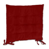 Kit 02 Almofadas Assento Futon Flat Para Cadeira 40x40 Vermelho - 5