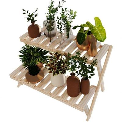 Suporte Para Plantas 3 Prateleiras