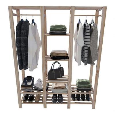 Armário Organizador De Guarda Roupa Multifuncional