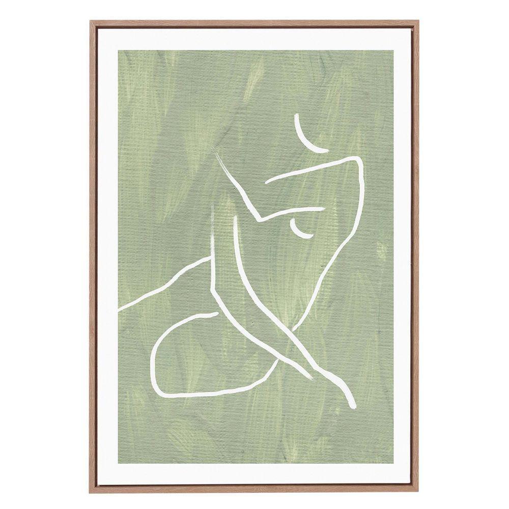 Kit 02 Quadros De Parede Decorativo Canvas Silhueta 60 Cm M02 - D'rossi - 3