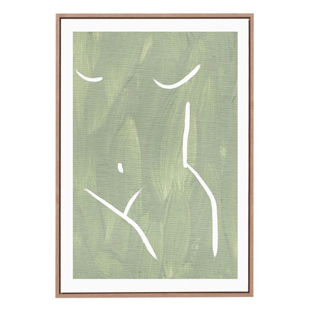 Kit 02 Quadros De Parede Decorativo Canvas Silhueta 60 Cm M02 - D'rossi - 4