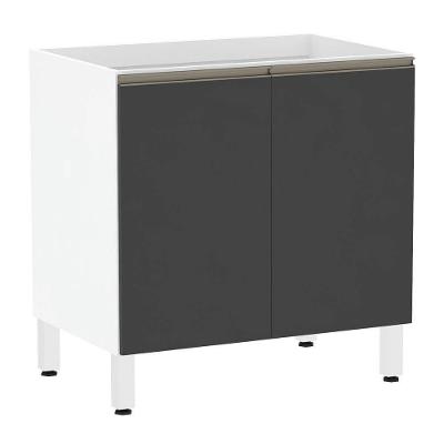 Balcão De Cozinha Sem Tampo 80cm 2 Portas Pérola Luciane Móveis