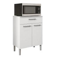 Balcão Para Microondas De Cozinha Granada Branco - 1