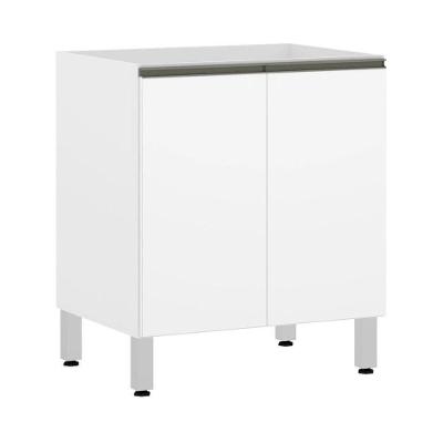 Balcão De Cozinha Sem Tampo 70cm 2 Portas Pérola Luciane Móveis