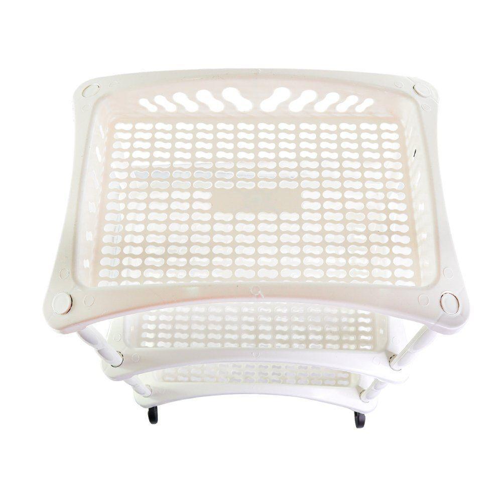 Organizador Vertical Triplo Fruteira Branco 3 Andares - 3