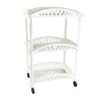 Organizador Vertical Triplo Fruteira Branco 3 Andares - 1