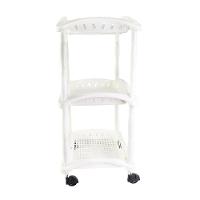 Organizador Vertical Triplo Fruteira Branco 3 Andares