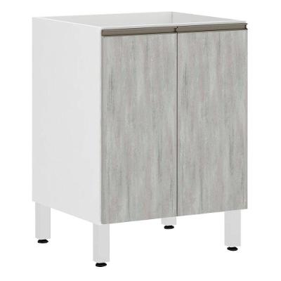 Balcão De Cozinha Sem Tampo 60cm 2 Portas Pérola Luciane Móveis