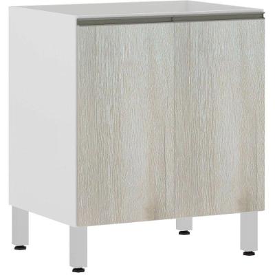Balcão De Cozinha Sem Tampo 70cm 2 Portas Pérola Luciane Móveis