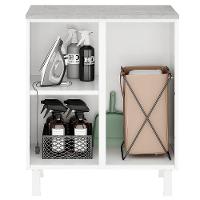 Armário Balcão Multiuso Para Lavanderia Duo 2 Portas Branco - 5