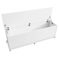 Baú Para Com Rodizios Samir Branco - 3