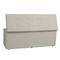 Calçadeira Recamier Baú Queen 1,60m Berlim Corano Bege - 3