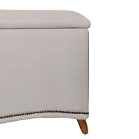 Calçadeira Sapateira Baú Holanda 140cm Shop Das Cabeceiras Carvalho - 2