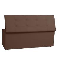 Calçadeira Recamier Baú Queen 1,60m Berlim Corano Marrom - 3