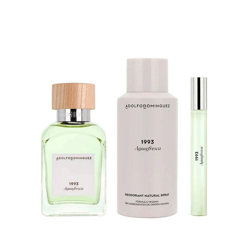 Kit Adolfo Dominguez 1993 Agua Fresca - Eau De Toilette 120ml + Desodorante 150ml + Eau De Toilette 10ml - 5
