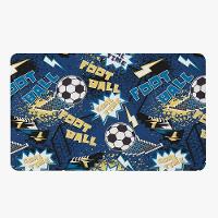 Tapete Para Quarto Infantil Estampado Futebol Goal 60cm X 40cm Base Antiderrapante Goal1 - 2