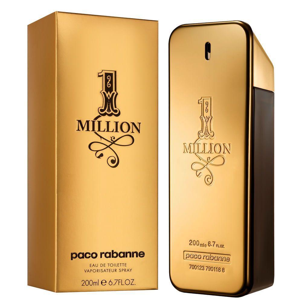 Perfume 1 Million Eau De Toilette Paco Rabanne Masculino 200ml - 1