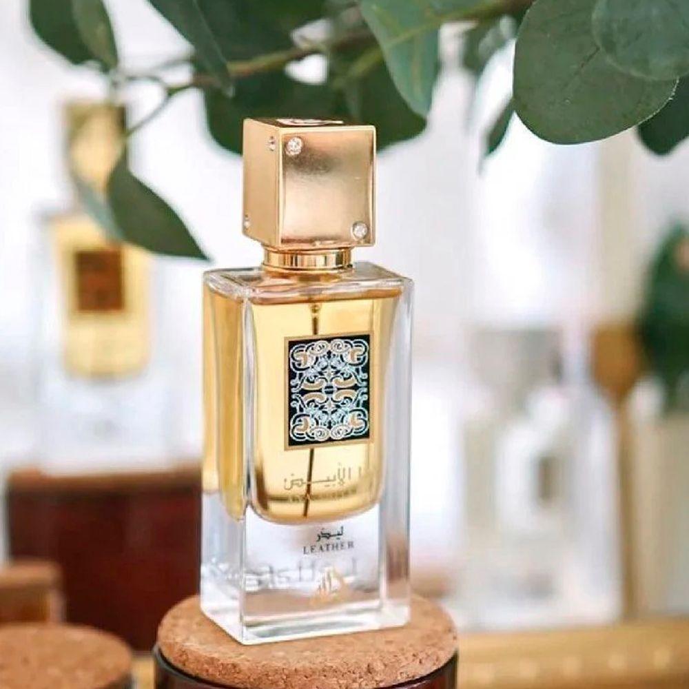Perfume Ana Abiyedh Leather Lattafa Edp Unissex 60ml - 5