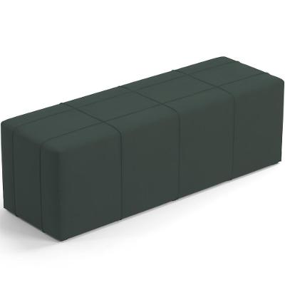 Puff Decorativo Living Sala De Estar 160 Cm Roma W01 Suede Verde Musgo - Lyam