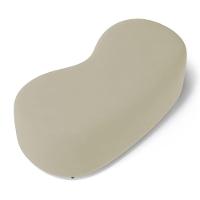 Kit 02 Puffs Decorativos Living Aisha Orgânico 02 Lugares Veludo Bege - Desk Design - 2