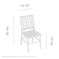 Conjunto Mesa De Jantar 2 M 8 Cadeiras Madri Madeira Maciça - 3
