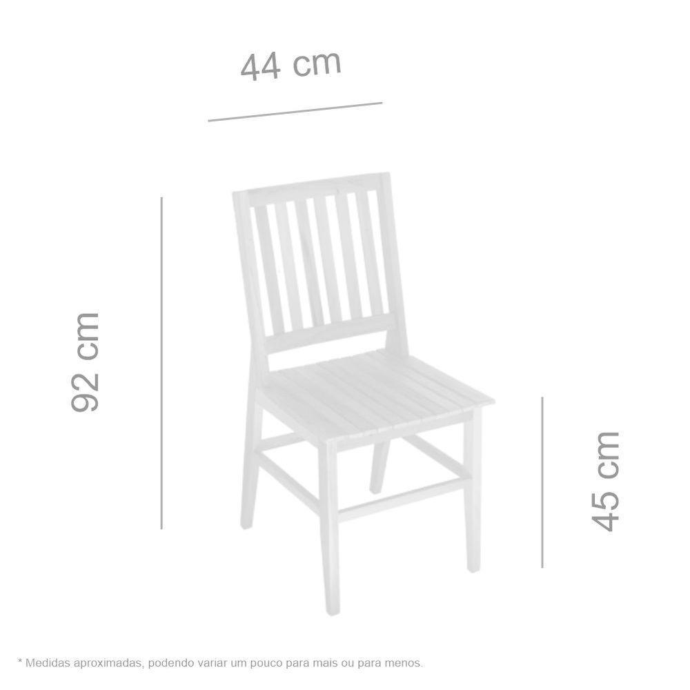 Conjunto Mesa De Jantar Em Madeira Maciça 1,5m 6 Cadeiras Conforto Com Pátina - 3