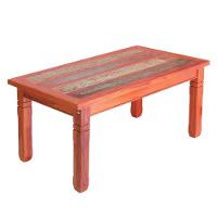 Conjunto Mesa De Jantar Em Madeira Maciça 1,5m 6 Cadeiras Conforto Com Pátina - 4