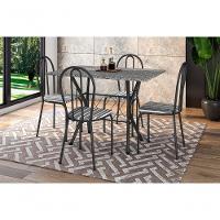 Conjunto Mesa Bruna Com 4 Cadeiras 004 Tampo Em Granito - 1