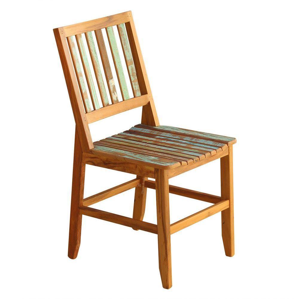 Conjunto Mesa De Jantar Em Madeira Maciça 1,5m 6 Cadeiras Conforto Com Pátina - 4