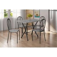 Conjunto Mesa Bruna Com 4 Cadeiras 004 Tampo Em Granito - 1