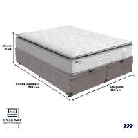 Cama Box Baú Queen E Colchão Molas Ensacadas Amsterdã Probel - 3