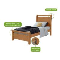 Cama Solteiro Reali - Lopas Amendoa Clean - 6