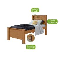 Cama Solteiro Athenas - Lopas Amendoa Clean - 2