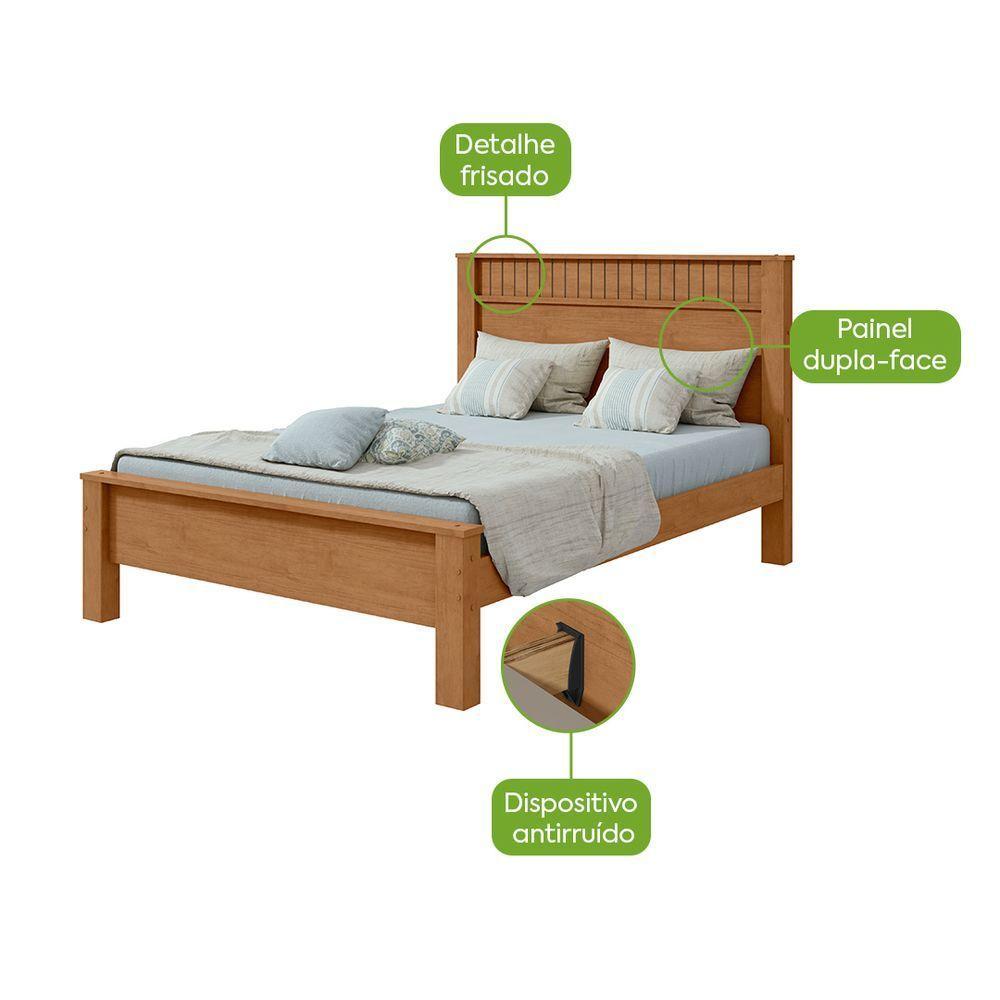 Cama Casal Athenas - Lopas Amendoa Clean - 5