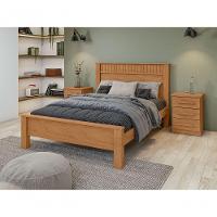 Cama Casal Athenas - Lopas Amendoa Clean