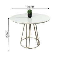 Conjunto Sala De Jantar Rubi Off White Com 4 Cadeiras Cristal Couro Pérola Base Champanhe - 2