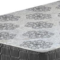 Cama Box Casal Preta + Colchão Washington Espuma D23 138cm - 5