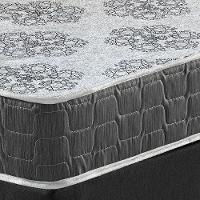 Cama Box Casal Preta + Colchão Washington Espuma D23 138cm - 6